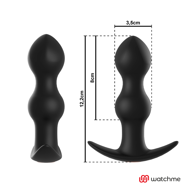 WATCHME CONTROL REMOTO PLUG VIBRADOR ANAL TIBERIO