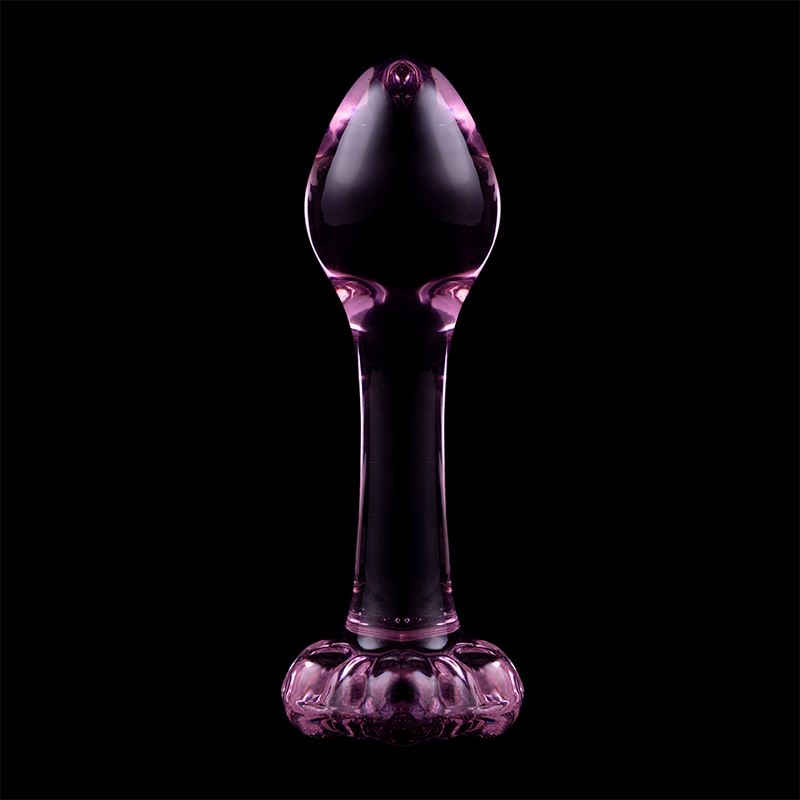 NEBULA SERIES BY IBIZA - MODELO 2 PLUG CRISTAL ROSA 11 CM -O- 3.5 CM