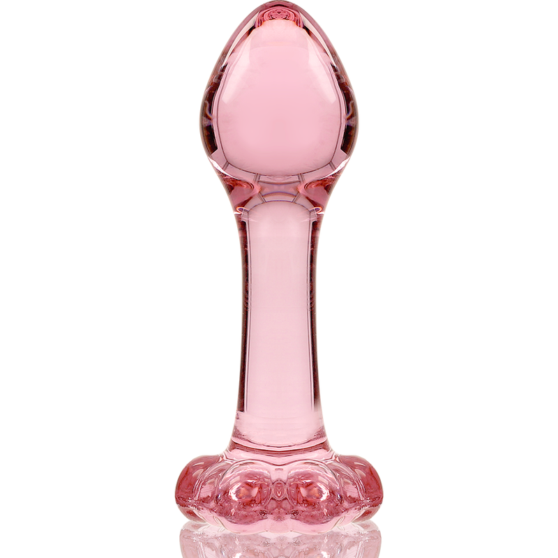NEBULA SERIES BY IBIZA - MODELO 2 PLUG CRISTAL ROSA 11 CM -O- 3.5 CM