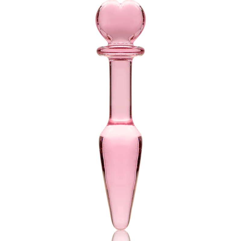 NEBULA SERIES BY IBIZA - MODELO 7 PLUG CRISTAL ROSA 13.5 CM -O- 3 CM