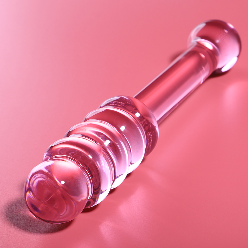 NEBULA SERIES BY IBIZA - MODELO 20 DILDO CRISTAL ROSA 20.5 CM -O- 3 CM