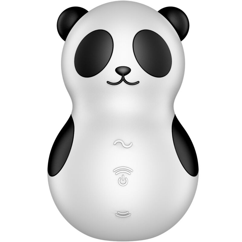 POCKET PANDA ESTIMULADOR & VIBRADOR BLANCO Y NEGRO