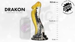 DRAKON DILDO COBRA AMARILLA